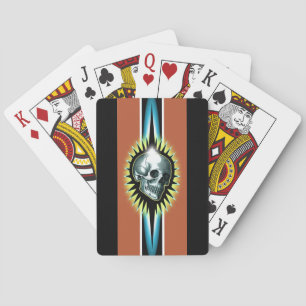 Jeu De Cartes Démarrage du crâne vintage