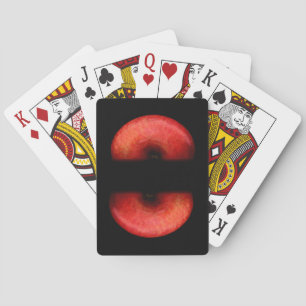 Jeu De Cartes Demi Portrait de pomme Art Photographie - Tellemen