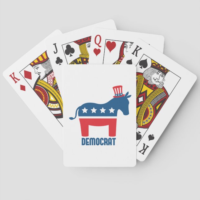 Jeu De Cartes Démocrate (dos)