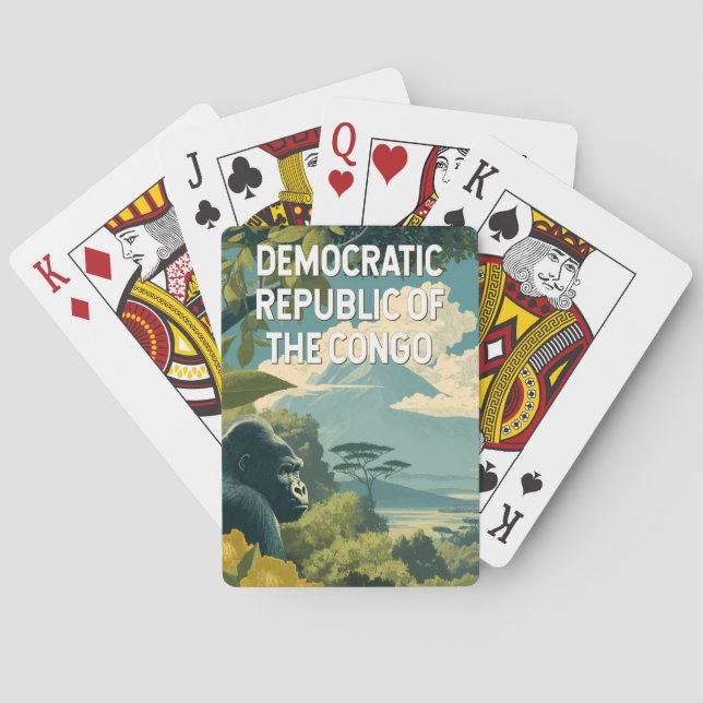 Jeu De Cartes Democratic Republic of the Congo Illustration (dos)