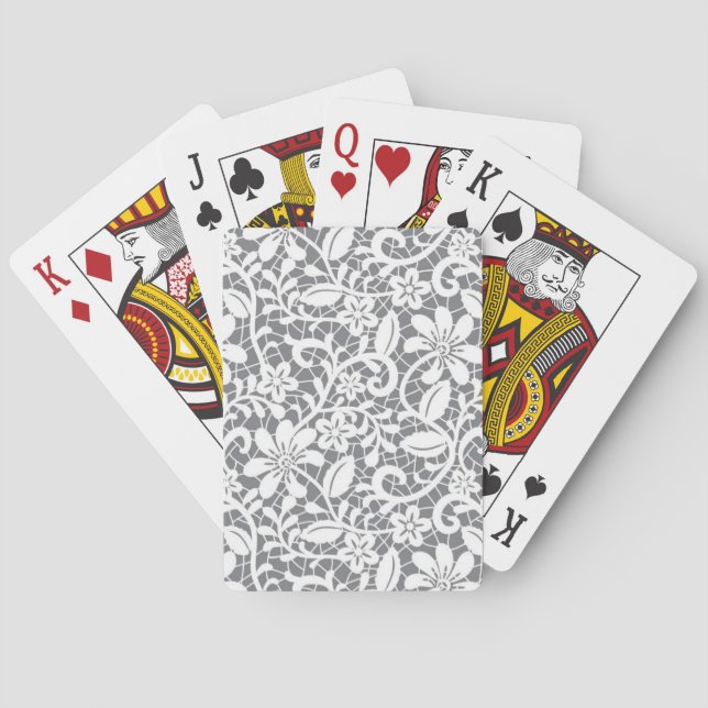 Jeu De Cartes Dentelle blanche 1 (dos)