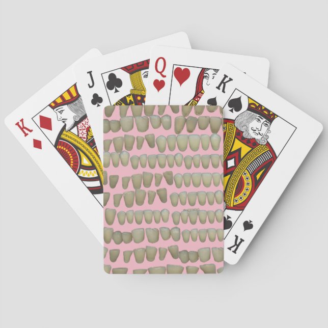 JEU DE CARTES DENTISTE DENTISTRISTE ORTHODONTICS POUSSE LA BOUCH (dos)