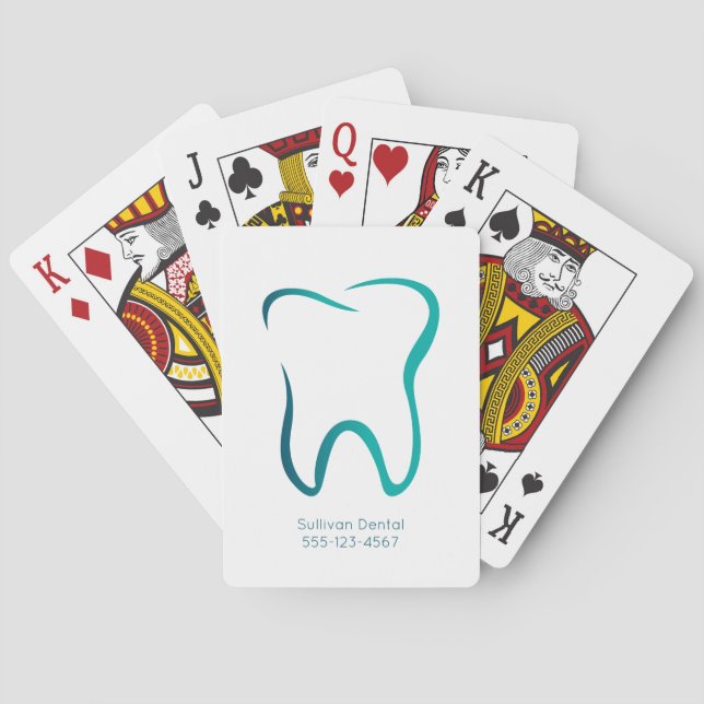 Jeu De Cartes Dentistère dentaire Image Médicale (dos)