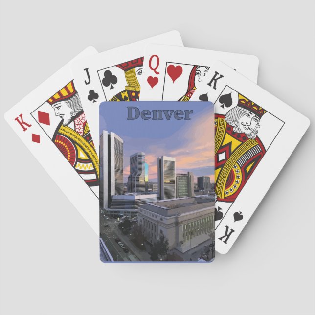 Jeu De Cartes Denver Skyline (dos)