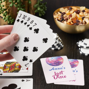 Jeu De Cartes Dernière soirée Disco entre célibataires Cartes