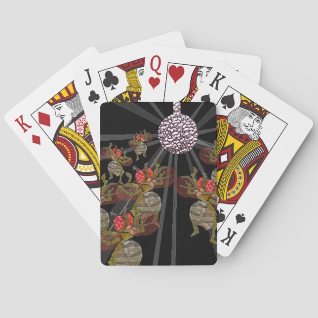 Jeu De Cartes Des Mouches À Fruit Dansent Sous Le Boule Disco (dos)