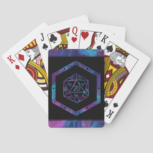 Jeu De Cartes Dés RPG | Nebula Imaginaire Retro Tabletop PnP Gam (dos)