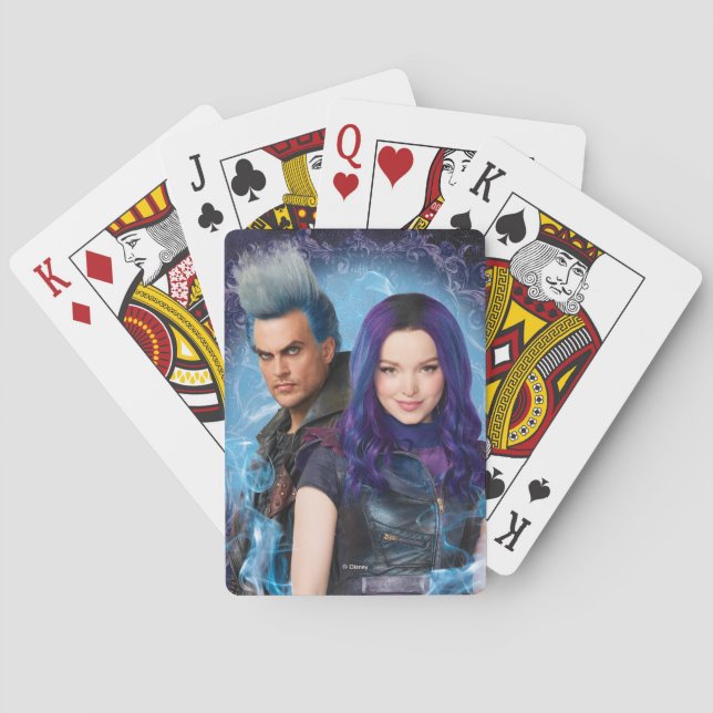 Jeu De Cartes Descendants 3 | Mal & Hades Jouer aux cartes (dos)