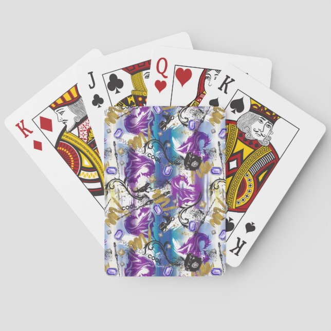Jeu De Cartes Descendants | Mal | Carte de jeu Dragon à deux têt (dos)