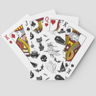 Jeu De Cartes Design motif d'Halloween
