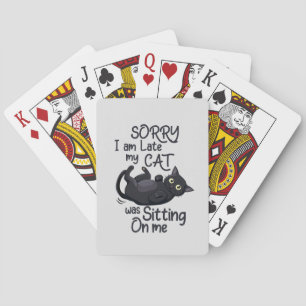 Jeu De Cartes Désolé, je suis en retard - Règles pour chats !
