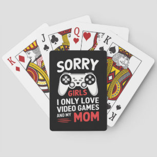 Jeu De Cartes Désolée les filles je n'aime que les jeux vidéo et