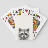 Dessin au crayon de Raccoon
