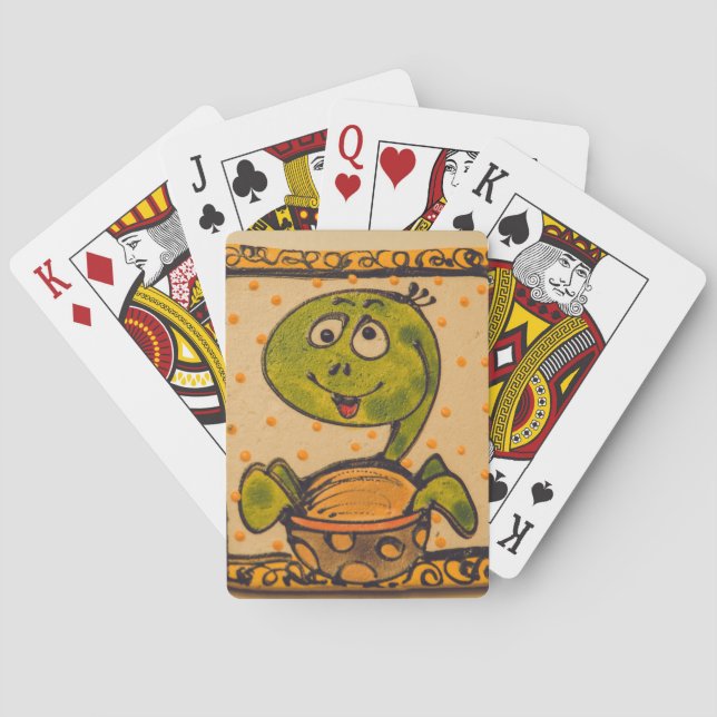 Jeu De Cartes Dessin de tortue (dos)