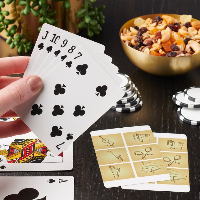 Jeu De Cartes Dessin d'instruments de musique (Créateur téléchargé)