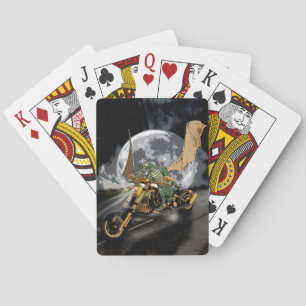 Jeu De Cartes Dessin Dragon et Imaginaire Lune