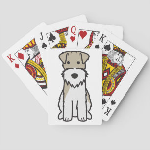 Jeu De Cartes Dessin du chien de Terrier Fox Wire