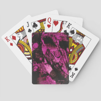 JEU DE CARTES DESSIN ENCRE ROSE
