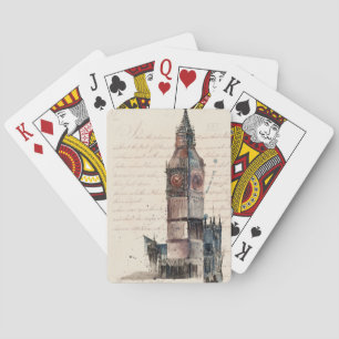 Jeu De Cartes Destinations Lettres Vintages De Big Ben