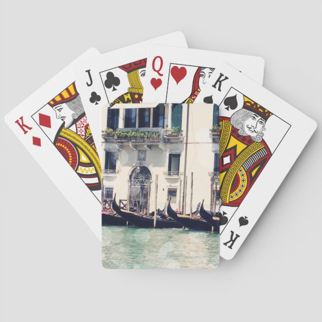 Jeu De Cartes Destinations | Venice Waterfront Photo (dos)