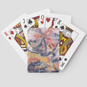 Jeu De Cartes Détail de bois pétrifié, Arizona