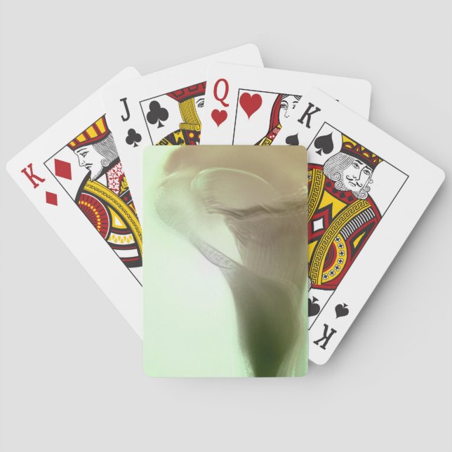 Jeu De Cartes Détail de la fleur romantique (dos)