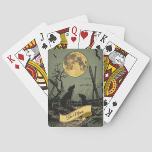 Jeu De Cartes Deux Chiens et la Lune