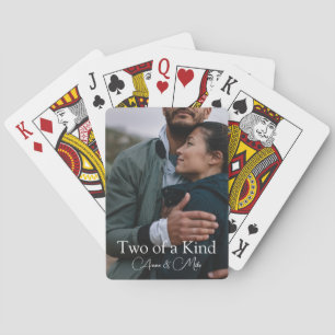 Jeu De Cartes "Deux d'une sorte" Cadeau photo personnalisé