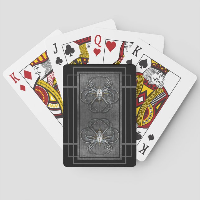 Jeu De Cartes Deux faces Élégantes (dos)