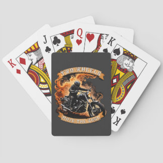 Jeu De Cartes Deux Roues Déplacent La Moto Soul