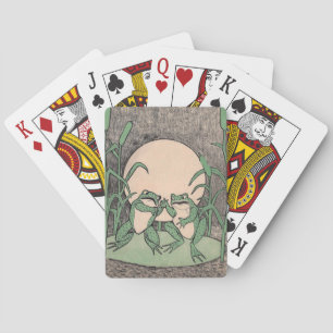 Jeu De Cartes Deux Vintages Amour Amoureux Grenouilles Vertes Lu