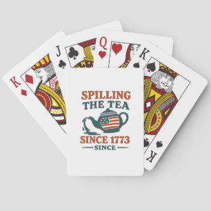 Jeu De Cartes Déverser Le Thé Depuis 1773 Classique