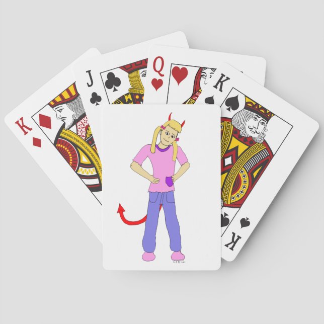 Jeu De Cartes devil girl (dos)