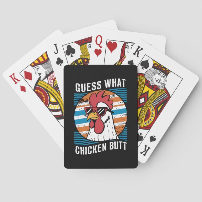 Jeu De Cartes Devinez Ce Beurre De Poulet Drôle Amateurs De Poul (dos)