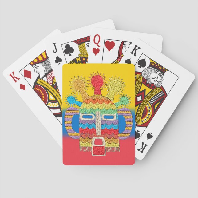 Jeu De Cartes Diablo Huma art, Equateur (dos)