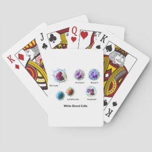 Jeu De Cartes Diagramme des leucocytes de globules blancs