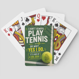 Jeu De Cartes Dicton drôle de tennis pour joueur