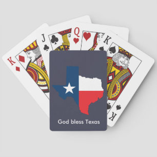 Jeu De Cartes Dieu bénissent des cartes de jeu du Texas