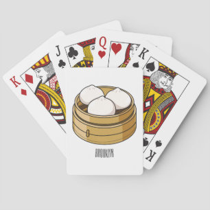 Jeu De Cartes Dim sum dessin animé