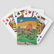 Dimetrodon Time Travel Playing Cards