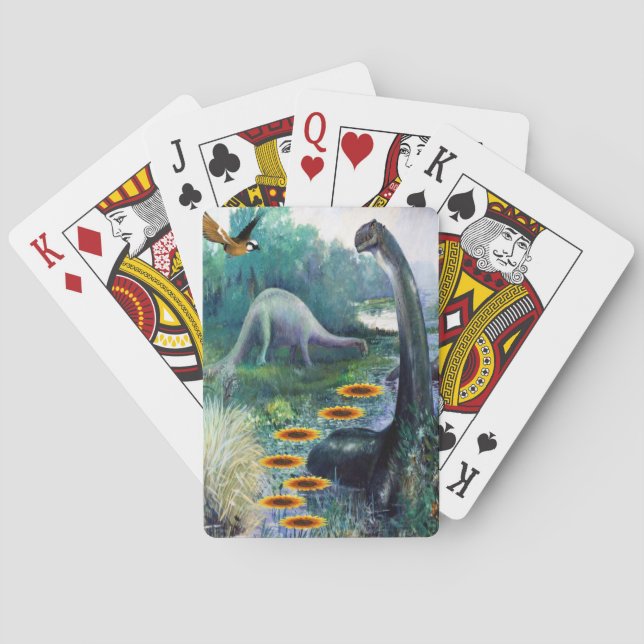 Jeu De Cartes Dinosaure Playing Card Deck (dos)