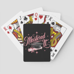 Jeu De Cartes Diplômé Maîtrise Diplômé MBA Diplômé