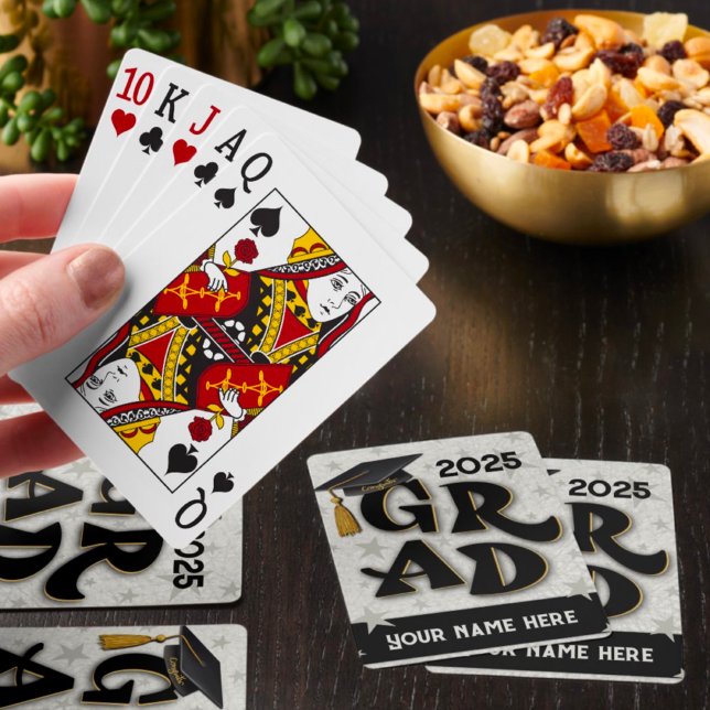 Jeu De Cartes Diplôme Moderne Personnalisé Amusement Idée Cadeau (Créateur téléchargé)