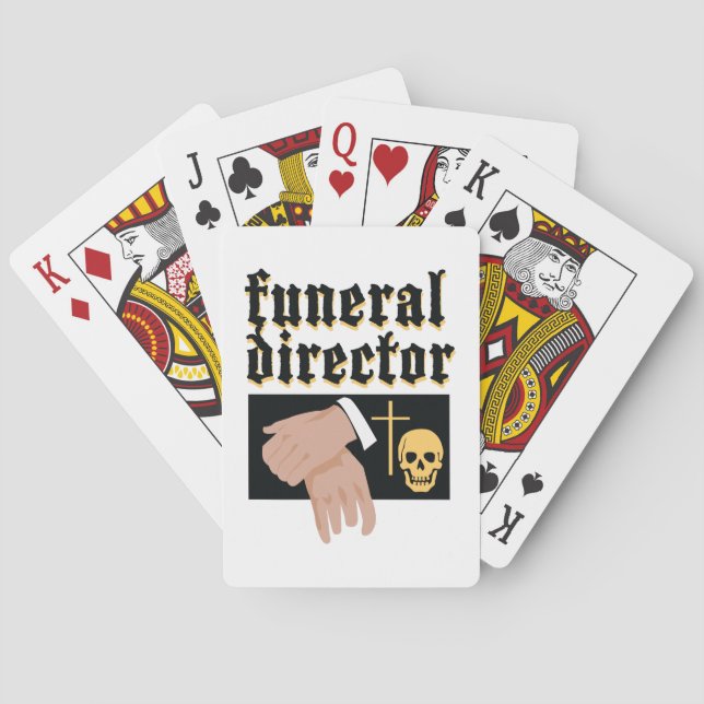 Jeu De Cartes Directeur des funérailles (dos)