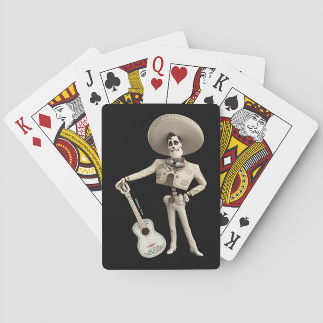 Jeu De Cartes Disney Pixar Coco | Ernesto | Tenir une guitare (dos)