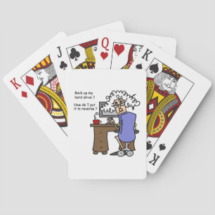 Jeu De Cartes Disque Dur Sauvegarde Humoristique