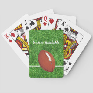 Jeu de cartes distinctif pour fan de football amér