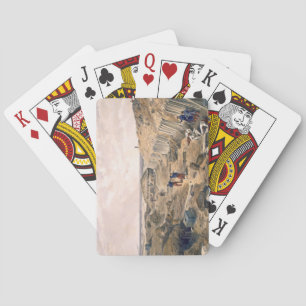 Jeu De Cartes Ditch of the Bastion du Mat, plate from 'The Seat