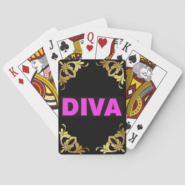 Jeu De Cartes Diva (dos)