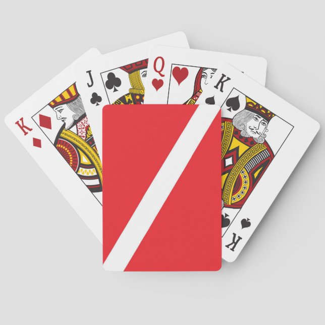 Jeu De Cartes Diver Down Indicateur Lecture des cartes (dos)